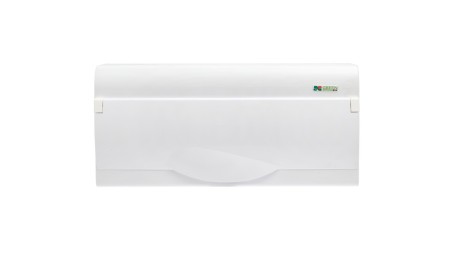 Rozdzielnica modułowa 1x20+2 natynkowa GREEN BOX RN 1/20+2 drzwi białe N+PE IP40 2355-00