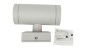 Oprawa ścienna BART EL-235 2x35W GU10 szara IP54 góra dół kinkiet 7080 Oprawa ścienna BART EL-235 2x35W GU10 szara IP54 góra dół kinkiet 7080