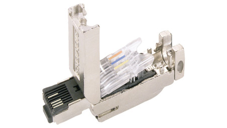 Wtyczka RJ45 2x2 kat.5 prosta w obudowie metalowej 6GK1901-1BB10-2AE0