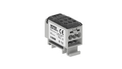 Blok dystrybucyjny - rozdzielczy OJL80A szary AL/CU we: 2x 2.5-16mm wy: 6x 2.5-6mm, 1000VAC/1500VDC MAB1080S10