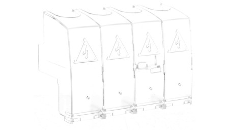 Osłona przyłączy górna i dolna 4P dla rozłączników rozmiar 4 HZC218