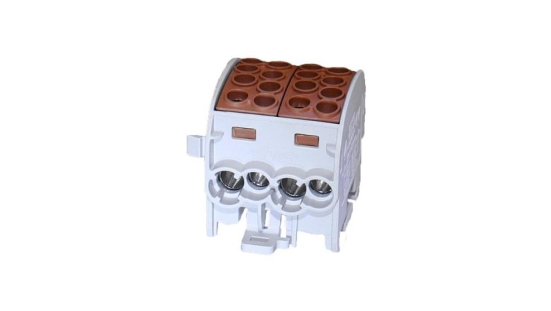 Blok rozdzielczy-odgałęźny Al/Cu SCB 35-2 (80220) SIMBLOCK jednobiegunowy 2x35mm2 brązowy 81506015 Blok rozdzielczy-odgałęźny Al/Cu SCB 35-2 (80220) SIMBLOCK jednobiegunowy 2x35mm2 brązowy 81506015