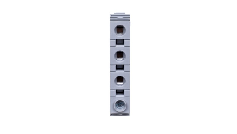 Złączka rozgałęźna 1x 35mm2 zacisk gwintowany 3x 10mm2 zacisk sprężynowy szara 284-621