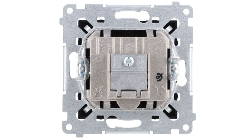 Simon 54 Gniazdo R-TV-DATA (moduł) czarny mat DAD.01/49