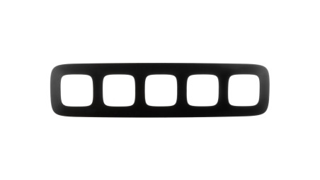 VALENA ALLURE Ramka pięciokrotna czarny mat 754405
