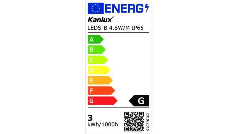 Taśma LED LEDS-B 4.8W/M IP65-NW 4000K 425lm/m FPC rolka 5mb 24514