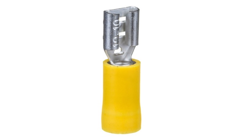 Nasuwka izolowana NI 6,3-6/0,8 PCV E10KN-03010103601 /100szt./ Nasuwka izolowana NI 6,3-6/0,8 PCV E10KN-03010103601 /100szt./