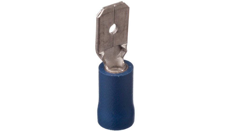 Wtyk konektorowy izolowany 1,5-2,5mm2 6,3x0,8 PVC WKI2,5/6,3/0,8 /100szt./ Wtyk konektorowy izolowany 1,5-2,5mm2 6,3x0,8 PVC WKI2,5/6,3/0,8 /100szt./