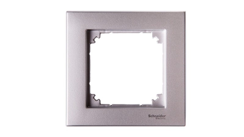 Merten M-Plan Ramka pojedyncza aluminium MTN486160 Merten M-Plan Ramka pojedyncza aluminium MTN486160