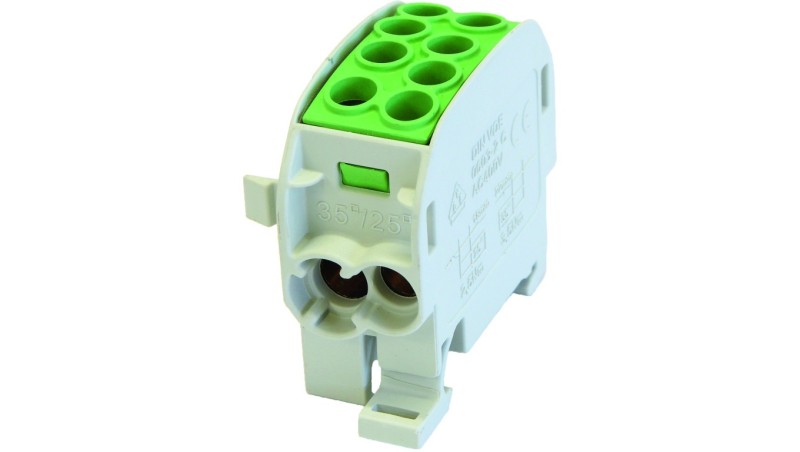 Blok rozdzielczy - odgałęźny Al/Cu SCB 35 (80210) SIMBLOCK zielony 81502005 Blok rozdzielczy - odgałęźny Al/Cu SCB 35 (80210) SIMBLOCK zielony 81502005
