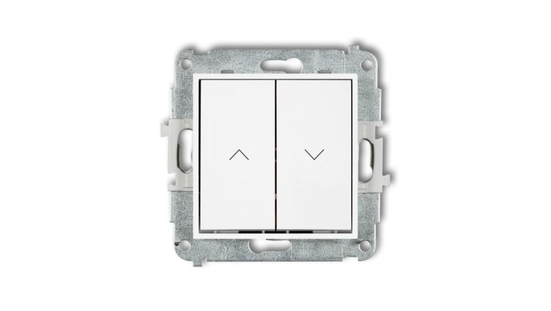 MINI Mechanizm łącznika żaluzjowego z podtrzymaniem biały mat 25MWP-88 MINI Mechanizm łącznika żaluzjowego z podtrzymaniem biały mat 25MWP-88
