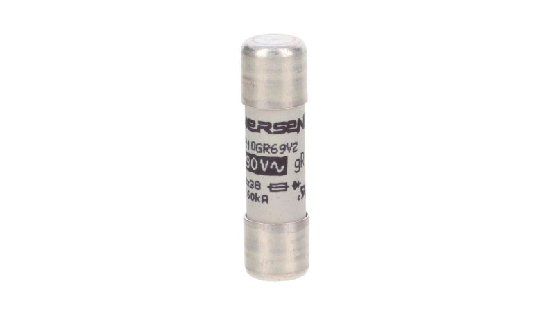 Wkładka bezpiecznikowa ultraszybka pełnozakresowa cylindryczna gR 690VAC 10x38 2A Q1014567 Wkładka bezpiecznikowa ultraszybka pełnozakresowa cylindryczna gR 690VAC 10x38 2A Q1014567