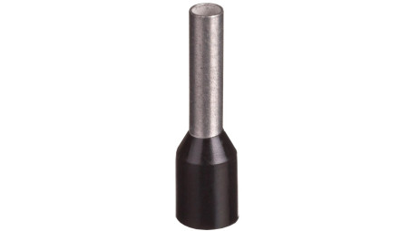 Końcówka tulejkowa izolowana TI 1,5mm2/8mm czarna cynowana TI1,5L8x500 /500szt.