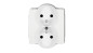 DECO Mechanizm gniazda podwójnego do ramki z uziemieniem 2x(2P+Z) (przesłony torów prądowych), biały mat 25DGPR-2zp DECO Mechanizm gniazda podwójnego do ramki z uziemieniem 2x(2P+Z) (przesłony torów prądowych), biały mat 25DGPR-2zp