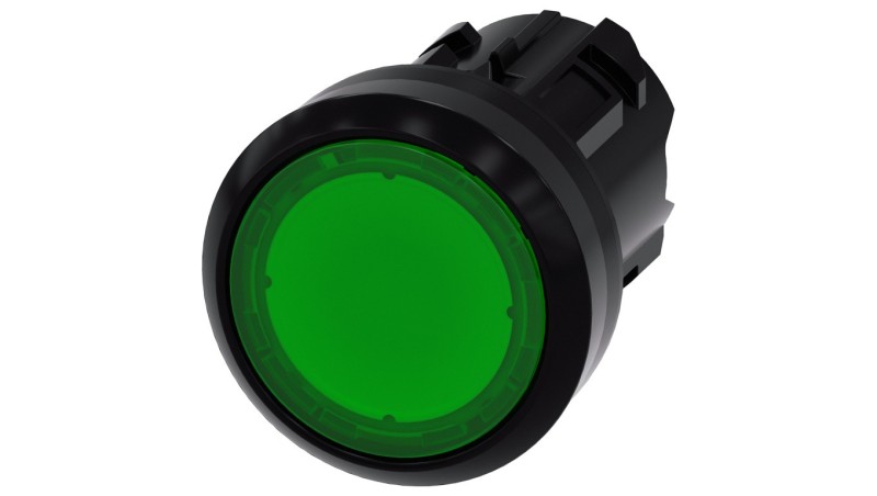 Przycisk podświetlany 22mm tworzywo zielony płaski bez samopowrotu odbl przez wciśn SIRIUS ACT 3SU1001-0AA40-0AA0 Przycisk podświetlany 22mm tworzywo zielony płaski bez samopowrotu odbl przez wciśn SIRIUS ACT 3SU1001-0AA40-0AA0