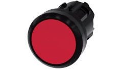 Przycisk 22mm tworzywo czerwony płaski bez samopowrotu odbl przez wciśnięcie SIRIUS ACT 3SU1000-0AA20-0AA0