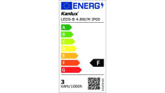 Taśma LED 6500K 500lm/m LEDS-B 4.8W/M IP00-CW 24518