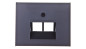 K.1 Element centralny do gniazda UAE RJ11 RJ12 RJ45 kat.3, 5e, 6 45st antracyt mat lakierowany 14097006 K.1 Element centralny do gniazda UAE RJ11 RJ12 RJ45 kat.3, 5e, 6 45st antracyt mat lakierowany 14097006