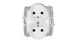 ICON Mechanizm gniazda podwójnego do ramki z uziemieniem 2x(2P+Z) (przesłony torów prądowych) biały mat 25IGPR-2zp ICON Mechanizm gniazda podwójnego do ramki z uziemieniem 2x(2P+Z) (przesłony torów prądowych) biały mat 25IGPR-2zp