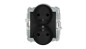 ICON Mechanizm gniazda podwójnego do ramki z uziemieniem 2x(2P+Z) (przesłony torów prądowych) czarny mat 12IGPR-2zp ICON Mechanizm gniazda podwójnego do ramki z uziemieniem 2x(2P+Z) (przesłony torów prądowych) czarny mat 12IGPR-2zp