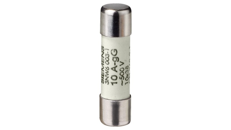 Wkładka bezpiecznikowa cylindryczna 10x38mm 6A gG NFC bez wskaźnika 500ACV 3NW6001-1 Wkładka bezpiecznikowa cylindryczna 10x38mm 6A gG NFC bez wskaźnika 500ACV 3NW6001-1