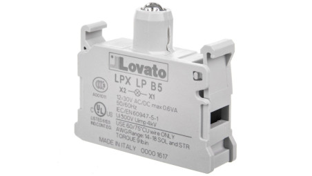 Oprawka z LED żółta 12-30V AC/DC LPXLPB5