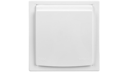 Asfora Gniazdo pojedyncze SCHUKO IP44 białe EPH3100321