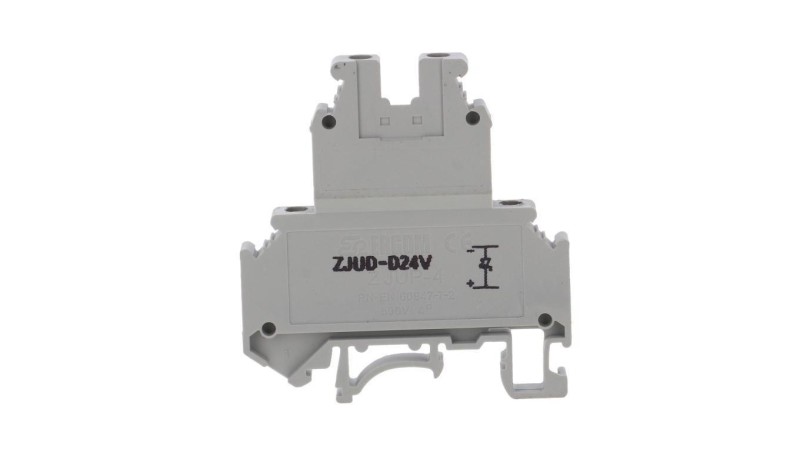 Złączka szynowa 2-torowa diodowa ZJUD-D24V /2szt./ R34RR-07030010802 Złączka szynowa 2-torowa diodowa ZJUD-D24V /2szt./ R34RR-07030010802