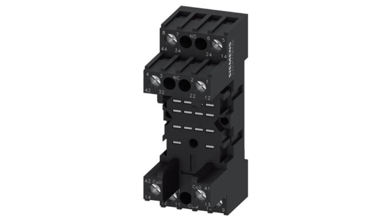 Podstawa przekaźnika PT ze stykami 2P standardowa szer. 28mm przył. śrubowe LZS:PT78720 Podstawa przekaźnika PT ze stykami 2P standardowa szer. 28mm przył. śrubowe LZS:PT78720