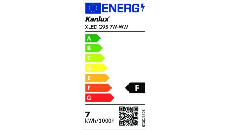 Żarówka LED E27 XLED G95 7W-WW 725lm 2500K barwa ciepła 36241 Żarówka LED E27 XLED G95 7W-WW 725lm 2500K barwa ciepła 36241