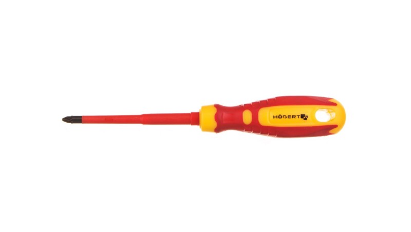 Wkrętak krzyżowy PZ2 100mm 1000V stal CrMo HT1S969