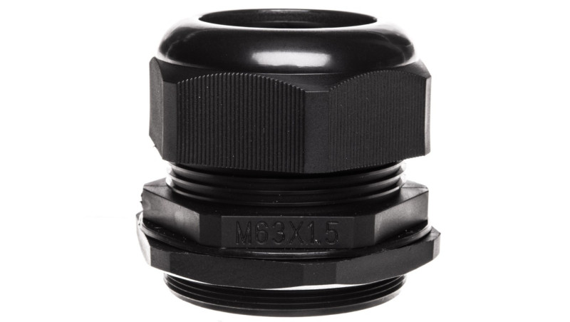 Dławnica kablowa poliamidowa M63 IP68 DP-EN 63 HM BK czarna E03DK-01040127001 Dławnica kablowa poliamidowa M63 IP68 DP-EN 63 HM BK czarna E03DK-01040127001