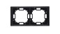 Simon Basic Ramka 2-krotna Neos IP20 czarny mat BMRC2/49