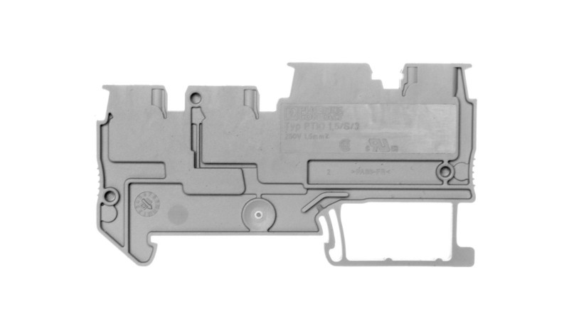 Złączka szynowa do czujników 0,14-1,5mm2 szara PTIO 1,5/S/3 3244410