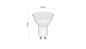 Żarówka LED Classic MR16 8,4W 806lm 3000K GU10 ciepła biel ZQ8370