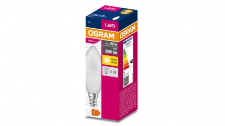 Żarówka LED E14 7W/830 E14 VALUE CL B FR 60 non-dim 7W/830 4058075628625