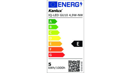 Żarówka LED GU10 IQ-LED GU10 4,9W-NW 550lm 4000K barwa neutralna 35257