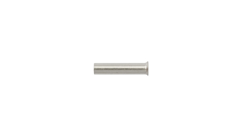 Końcówka tulejkowa T 1,5mm2/10mm cynowana T1,5L10 /100szt./ Końcówka tulejkowa T 1,5mm2/10mm cynowana T1,5L10 /100szt./