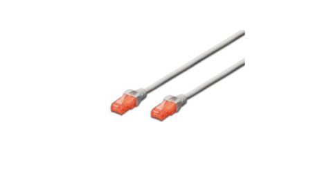 Kabel krosowy (Patch Cord) U/UTP kat.6 szary 1m DK-1612-010