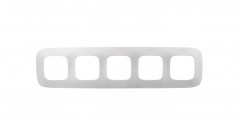 VALENA ALLURE Ramka pięciokrotna aluminium 754395