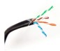 Kabel teleinformatyczny U/UTP kat.6 PE AWG 23/1 305m szpula czarny zewnętrzny żelowany DK-TP612 Kabel teleinformatyczny U/UTP kat.6 PE AWG 23/1 305m szpula czarny zewnętrzny żelowany DK-TP612
