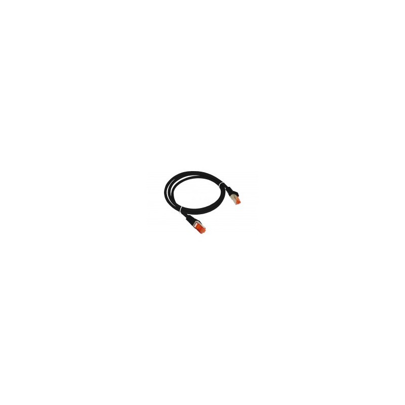 Patch-cord F/UTP kat.6 PVC 0.5m czarny KKS6CZA0.5 Patch-cord F/UTP kat.6 PVC 0.5m czarny KKS6CZA0.5