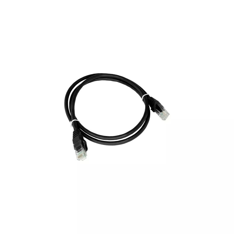 Patch-cord U/UTP kat.6A LSOH 0.25m czarny KKU6ACZA0.25 Patch-cord U/UTP kat.6A LSOH 0.25m czarny KKU6ACZA0.25