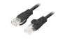 Patch-cord S/FTP kat.6A LSOH 1.0m czarny KKS6ACZA1.0