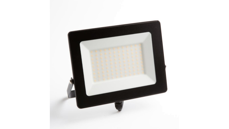 Naświetlacz led SMD 100W 9000LM AC230V IP65 kąt świecenia 120 stopni zimna biała 6500K czarny EC79867