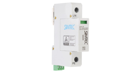 Ogranicznik przepięć C Typ 2 1P 20kA SIMTEC SM20C/1-275 85101000