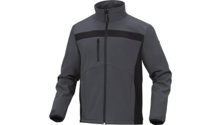 Bluza z Softshell Poliestru i elastanu kolor szaro-czarny rozmiar X...