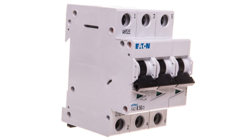 Wyłącznik nadprądowy 3P K 50A 15kA AC FAZ K50/3 278916 Wyłącznik nadprądowy 3P K 50A 15kA AC FAZ K50/3 278916