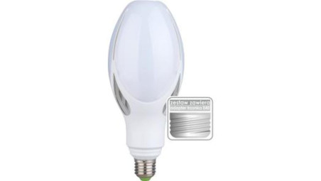 Żarówka LED intensive plus E27 (adapter E40 w zestawie) ED90 45W 61...