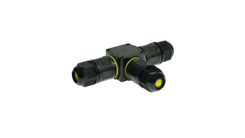 Rozgałęźnik kablowy hermetyczny IP68 3-pin zaciskowy stały 24A 450VAC (0,5-2,5mm) RKH3-3SS W-00400